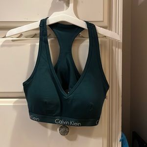Calvin Klein razor back sports bra, like new